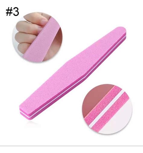 Paquete Lima Sponge Rosa Con 10 Pz Para Uñas Acrilico Gelish Mercado