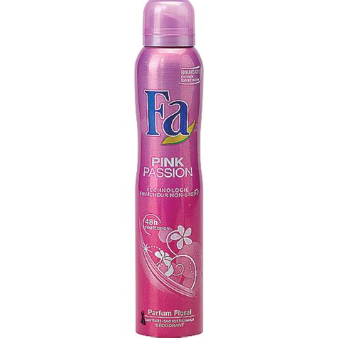 Test Fa Pink Passion Spray Déodorants Et Antitranspirants Pour