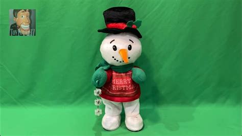 Gemmy 2019 Snowflake Spinning Snowman “let It Snow” Youtube