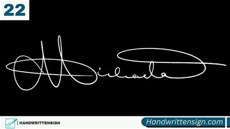 M Letter Signature Style in 2024 | HandwrittenSign