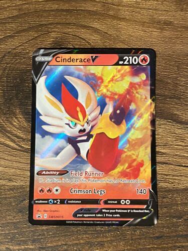 Mavin Cinderace V Swsh Holo Galar Tin Promo