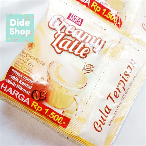 Jual Tora Bika Creamy Latte 10 Sachet X 25 G Gula Terpisah Shopee