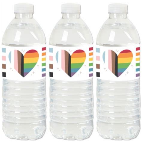 Big Dot Of Happiness So Many Ways To Be Human Pride Water Bottle Labels