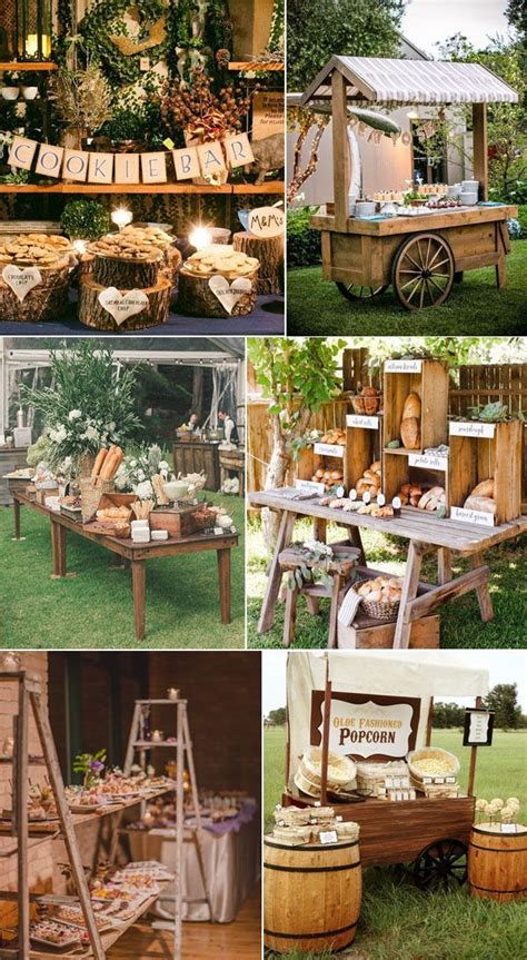 31 Inspiring Rustic Wedding Food Bar And Station Ideas