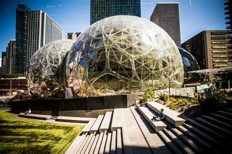 Amazon opens rainforest workplace spheres for employees in Seattle