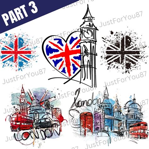 United Kingdom Flag Svg Bundle UK Flag SVG Bundle Union Jack - Etsy