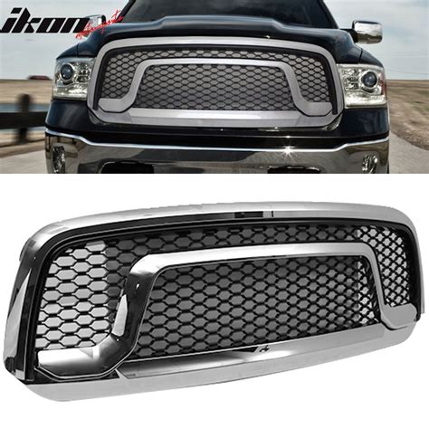 Compatible With Dodge Ram Rebel Style Mesh Honycomb Grill