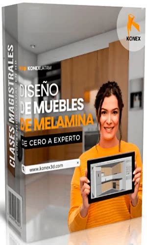 CURSO DISEÑO DE MUEBLES DE MELANINA DE CERO A EXPERTO CURSOS DIGITALEX