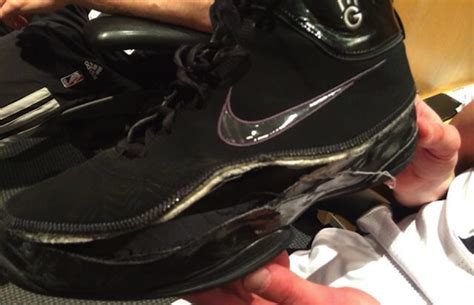 Manu Ginobili Tears Thru Bottom Of Nike Air Max Closer 5