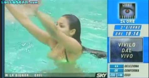 Naked Carolina Marconi In Grande Fratello