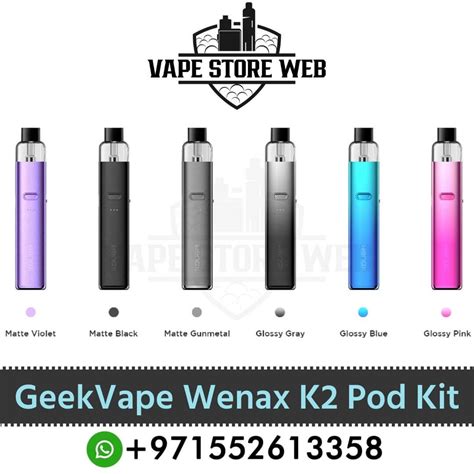 Best Geekvape Wenax K2 Pod System Starter Kit Price In Uae