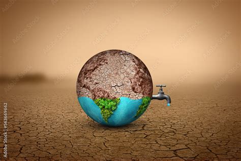 Ilustra O Do Stock Accelerating Change World Water Day Concept