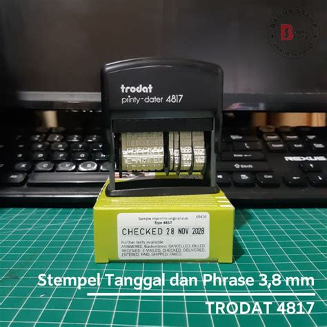 Trodat Printy Dater Phrases Dater Stamp Shopee Philippines