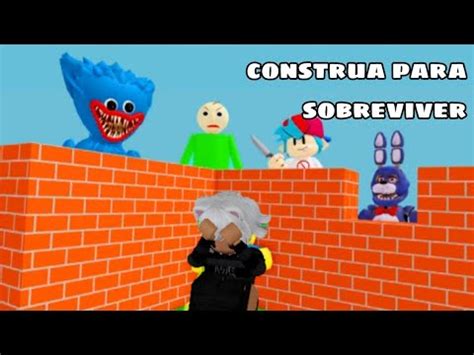 Vamos Construir Construa Para Sobreviver Roblox Youtube