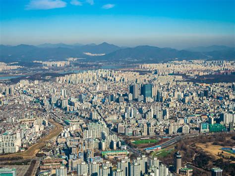 Aerial View Of Seoul City South Korea 2085937 Stock Photo At Vecteezy