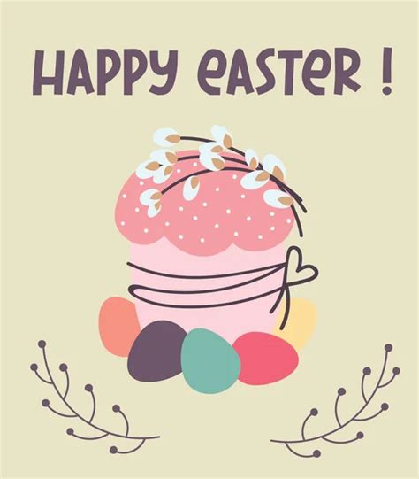 100 000 Happy Easter Cake Vector Images Depositphotos