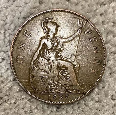 King George V Eine Penny M Nze Seltenes Sammlerst Ck Eur