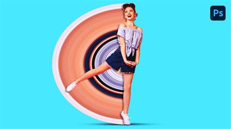 Circular Pixel Stretch Effect In Photoshop How To Create This Dynamic