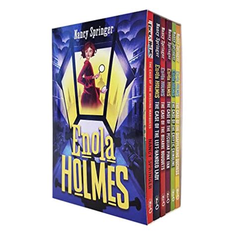 Enola Holmes Mystery Series Books Collection Set Nancy Springer The