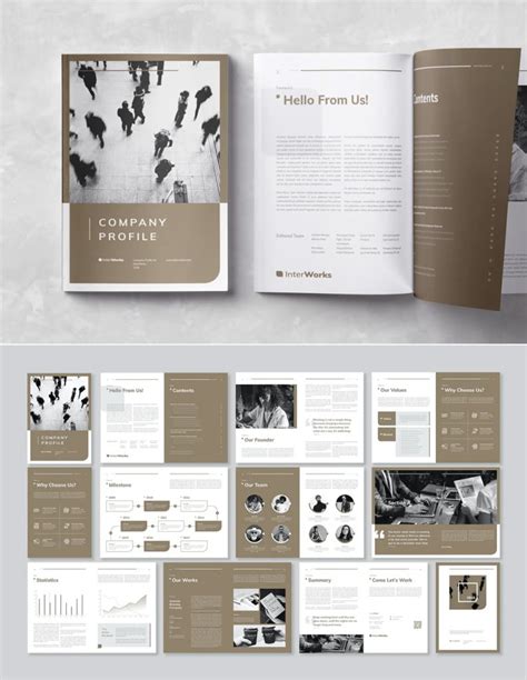 10 Modern Company Profile Templates • Psd Design