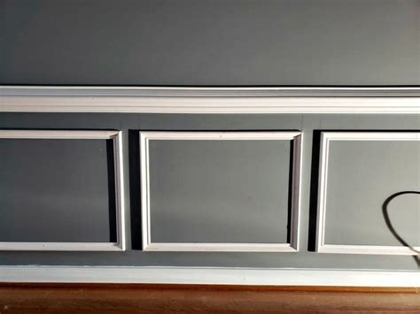 A Simple Wainscoting Diy Project How To Build And Install Picture Frame