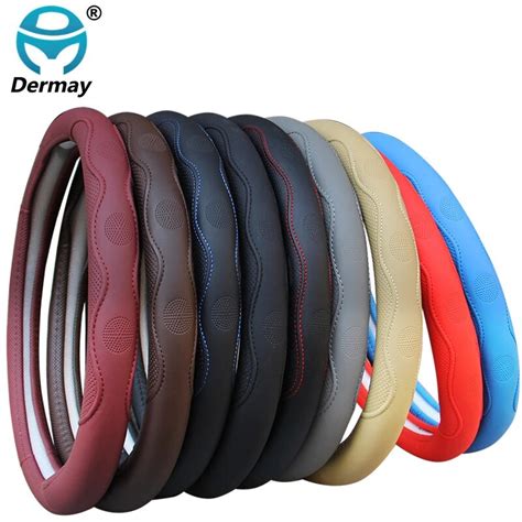 9 Colors Car Steering Wheel Cover Universal Volant Braid On The