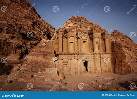 The Monastery in Petra, Jordan Stock Photo - Image of hill, discovery: 16831344