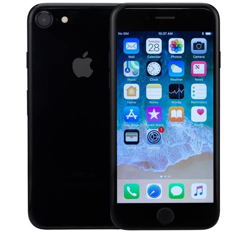 Apple iPhone 7, 32 GB, GSM Unlocked Smartphone A1778 - Jet Black ...