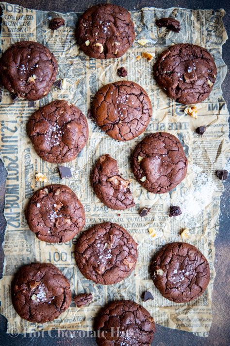 Fudgy Brownie Cookies Hot Chocolate Hits