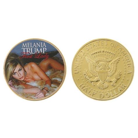 US Melania Trump Commemorative Coin Collectible Collection American