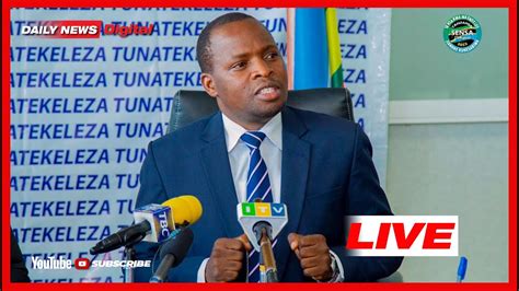 Live Msemaji Mkuu Wa Serikali Msigwa Anazungumza Na Wanahabari Muda