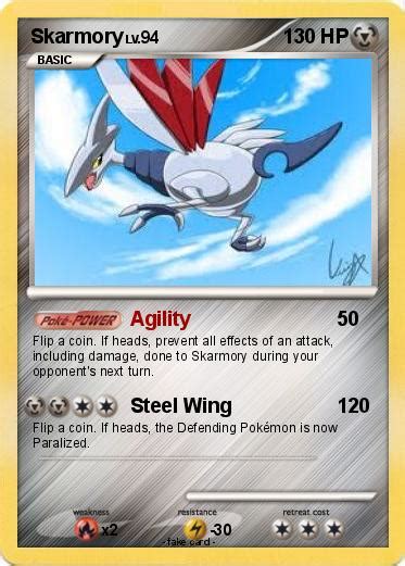 Pokémon Skarmory 51 51 - Agility - My Pokemon Card