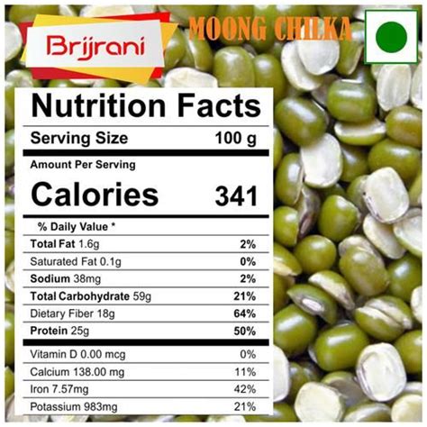 Buy Brijrani Moong Chilka Pure Premium Quality Rich In Protein