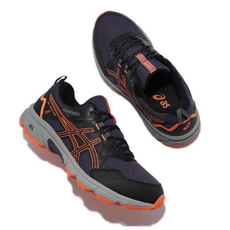 【時代體育】 Asics 亞瑟士 Gel Venture 8 男 越野鞋 慢跑鞋 1011a826 009 黑橘邊 蝦皮購物