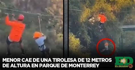 Menor Cae De Una Tirolesa De Metros De Altura En Parque De Monterrey