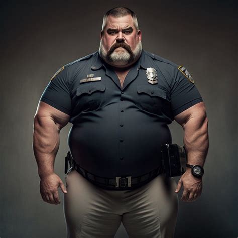 Chubby Men Plus Size Men Beefy Men Fat Man Bear Cartoon Men In Uniform Mature Men Iron