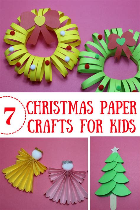 Christmas Paper Crafts For Kids Christmas Ideas