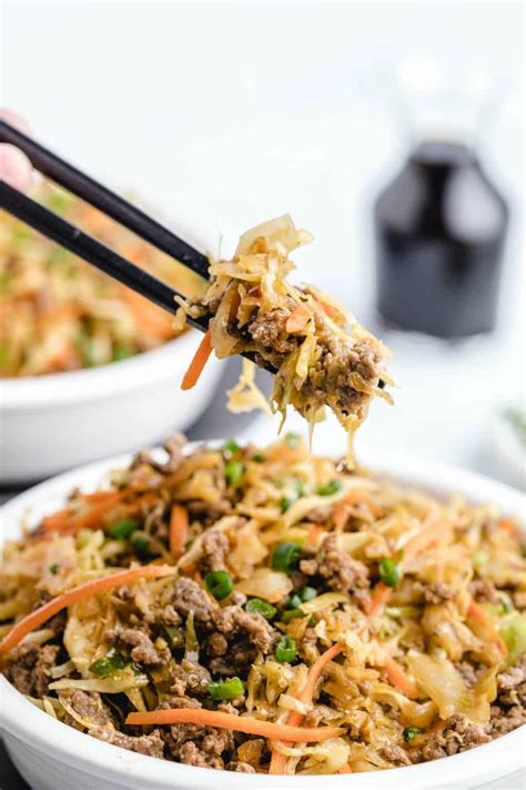 Egg Roll Bowl Recipe Princess Pinky Girl