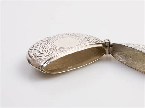 Shop Vintage Sterling Silver Circular Vesta Antiques Of Kingston