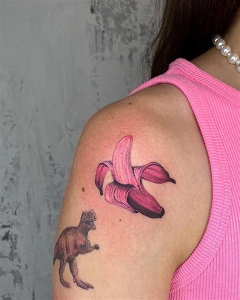 23 Peerless Banana Tattoos That Ll Make You Peel Good