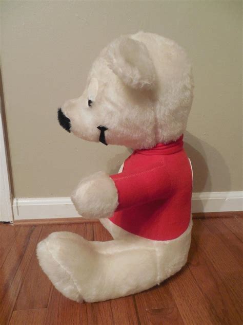 Vintage Advertising ICEE BEAR Polar Bear Mascot Stuffed Plush Animal 1960's | #1729278903