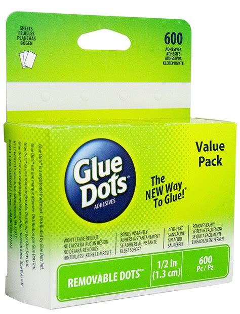 Amazon Glue Dots Removable Dot Sheets Value Pack Contains 600 5