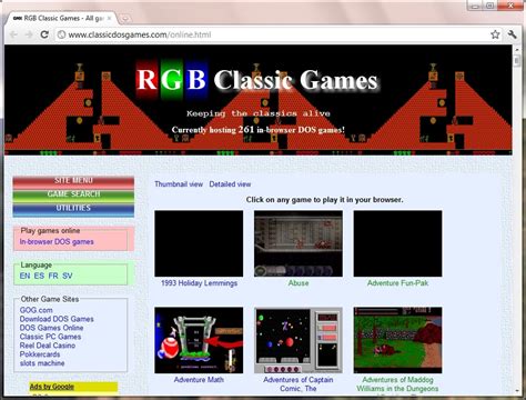 Rgb Classic Games Direkt Online Nutzen Chip