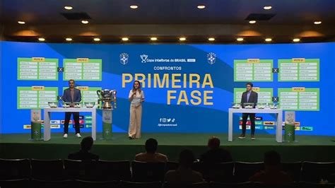 Sorteio Definiu Os Confrontos Da Primeira Fase Copa Do Brasil