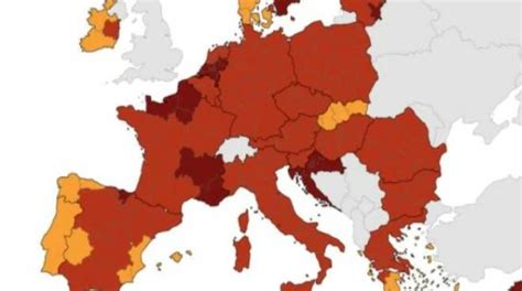 UE Spagna E Grecia Meglio Dell Italia Ecco La Mappa Del Rischio Covid