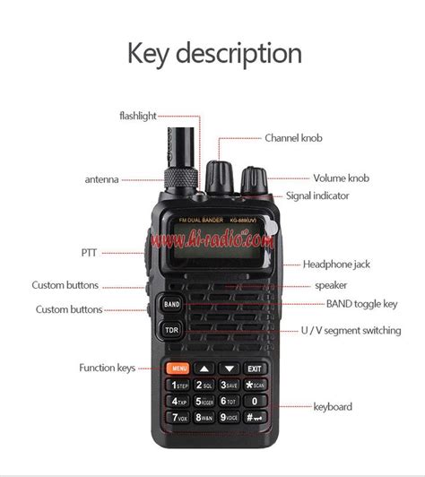 New Ver Dual Band Wouxun KG 889UV Waterproof Portable Ham Radio