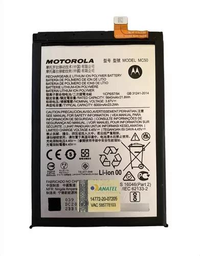 Flex Carga Mc50 Original Motorola G60 Xt2135 F grátis Parcelamento