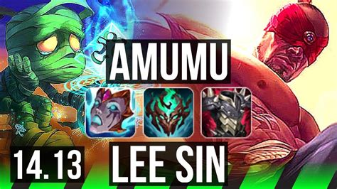 Amumu Vs Lee Sin Jgl 38k Dmg 800 Games Godlike Euw Diamond