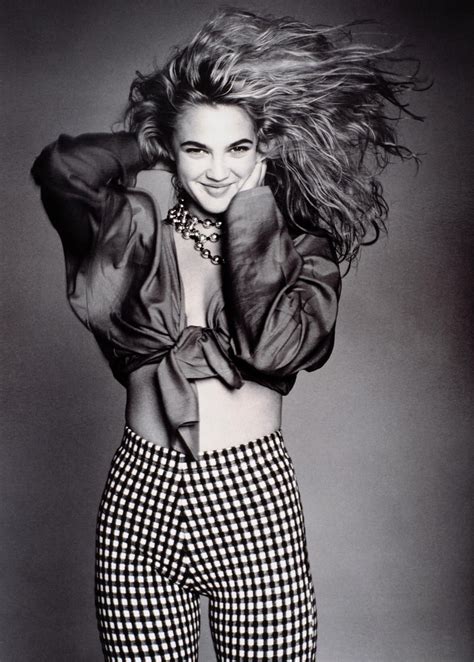 In Fashion 1991 Photographer Barry Hollywood Model Drew Barrymore