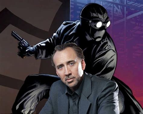 First Look At Nicolas Cage S Spider Man Noir Costume In New Series